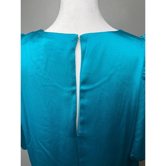 Lilly Pulitzer Blakelynn Elbow Sleeve Top Blue Rhapsody Size 6 - Picture 10 of 16